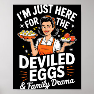 Poster Estou Aqui Apenas Para Ovos Diabólicos Drama Famil