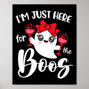 Poster Estou aqui para as mulheres bonitas e divertidas.