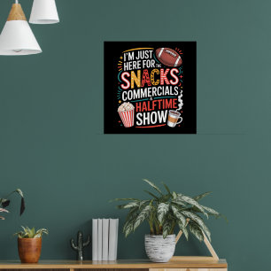 Poster ESTOU Aqui Por Lanches Comerciais E Intervalo