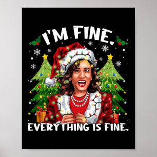 Poster Estou bem, está tudo bem. Papais noeis Kalama.