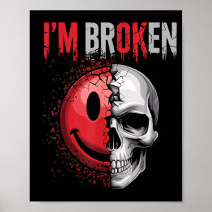 Poster Estou Bem Estou Quebrado