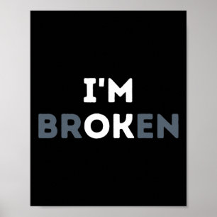 Poster Estou bem, sou invisível para a saúde mental