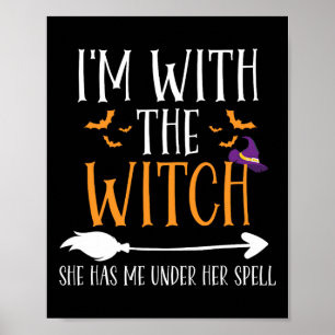 Poster Estou com a fantasia dos Casais de bruxas