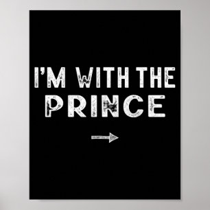 Poster Estou Com O Príncipe Fantasia Combinando Halloween