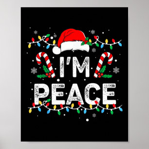 Poster Estou em paz. Vim em paz Engraçada, Casal.