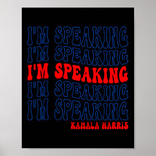 Poster Estou Falando Kamala Harris Eleição 2024