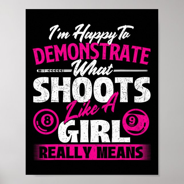 Poster Estou Feliz Em Demonstrar - Jogo De Piscina De Rap (Frente)