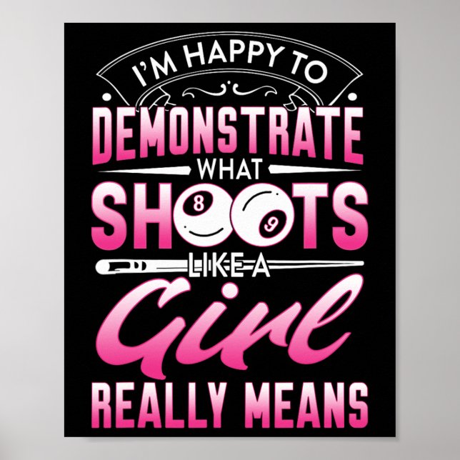 Poster Estou Feliz Em Demonstrar - Jogo De Piscina De Rap (Frente)