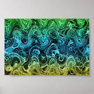 Poster Estou meio confuso - Abstrato 1