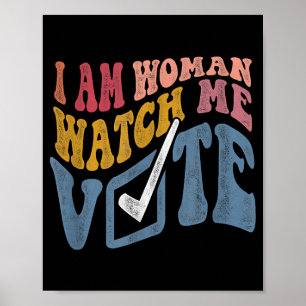 Poster Estou Mulher Que Me Assista Votar 2024 Votação Em