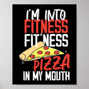 Poster Estou Na Pizza De Malhação No Meu Trabalho Engraça