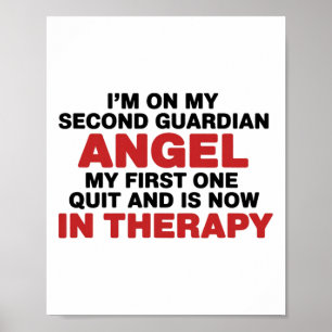 Poster Estou No Meu Segundo Anjo da Guarda Camisa de Tera