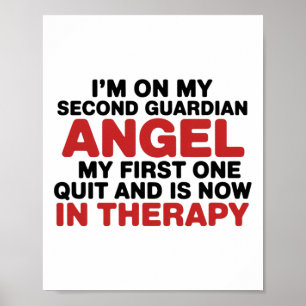 Poster Estou No Meu Segundo Anjo da Guarda Roupa de Terap