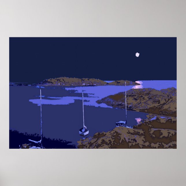 Pôster Estou num Barco (Frente)