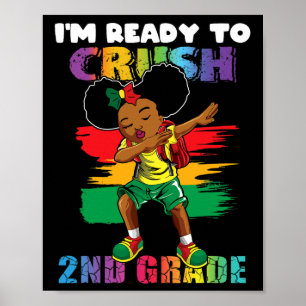 Poster Estou Pronto Para Dominar a 2ª Série Garota Dabbin