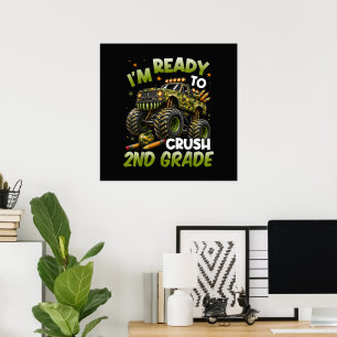 Poster Estou Pronto para Esmagar o Caminhão Monstro da 2ª