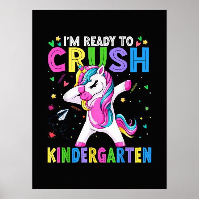 Poster Estou Pronto Para o Jardim de Infância de Volta à  (Frente)