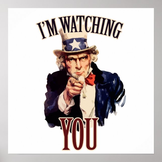 Pôster Estou te observando (Frente)