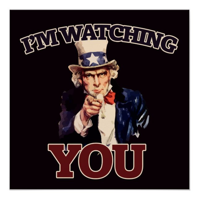 Pôster Estou te observando (Frente)