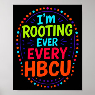 Poster Estou Torcendo Todo Orgulho Universitário Hbcu