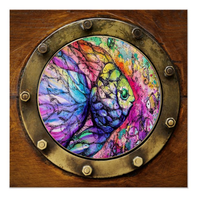 Pôster Estou Vendo Coisas? (Frente)