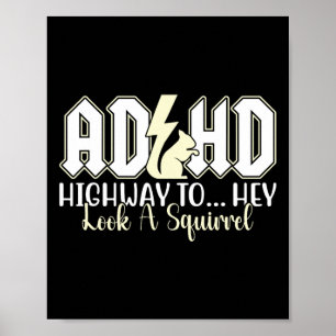 Poster Estrada Adhd, Ei, Parece Engraçado Pés De Pé De Pé