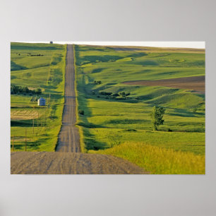Poster Estrada comercial de cascalho no nordeste
