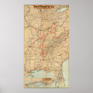 Pôster Estrada de ferro de Louisville e de Nashville