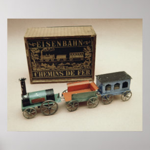 Poster Estrada de ferro modelo, c.1870