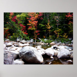 Poster Estrada de Kancamagus no outono