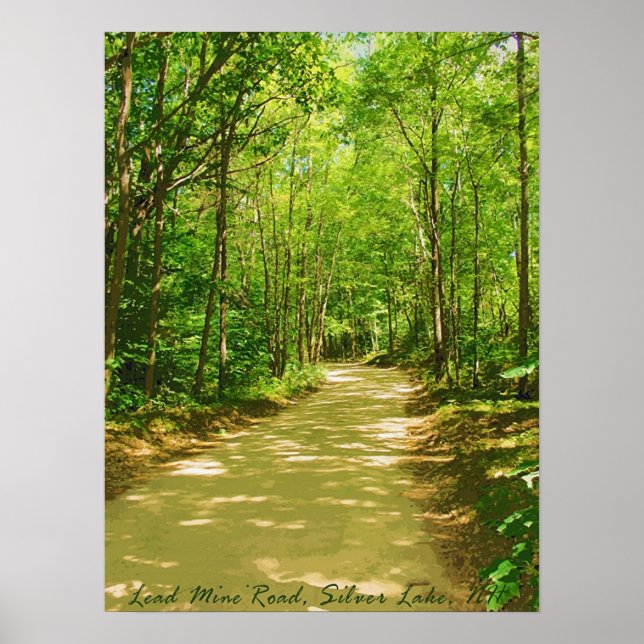 Pôster Estrada de Mina de Chumbo (Frente)