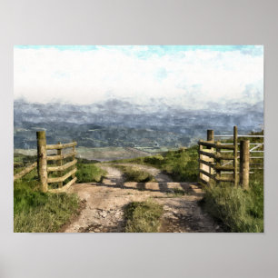 POSTER ESTRADA DE MONTANHA