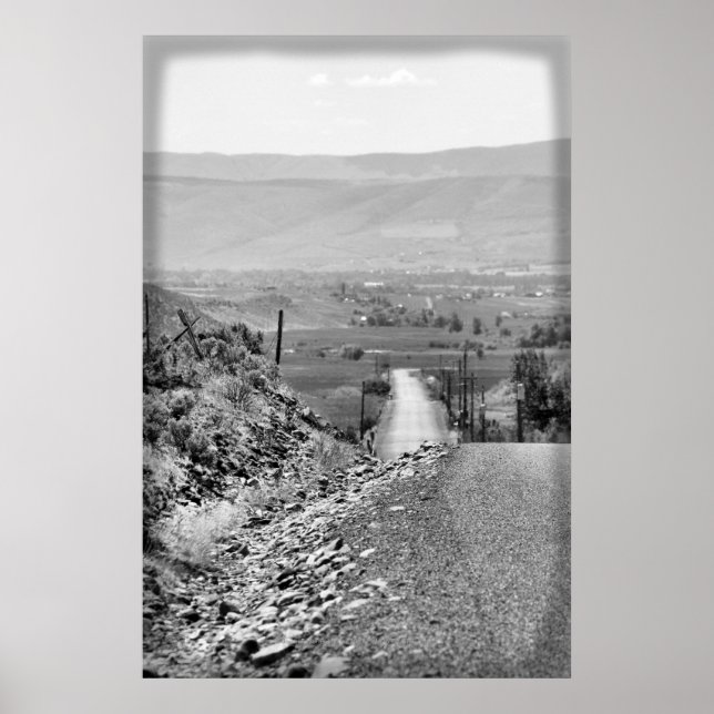 Poster Estrada de saia de volta para a cidade... (Frente)