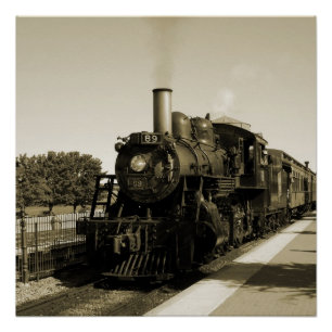 Pôster Estrada-férrea histórica