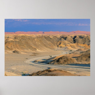 Poster Estrada para casa através do deserto, Namib-Nauklu