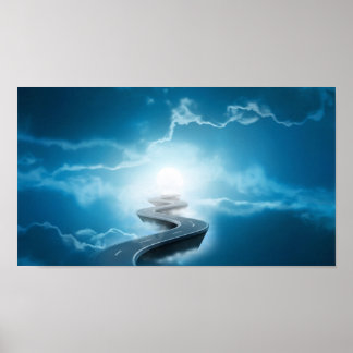 Poster estrada para o céu