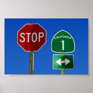 Poster Estrada uma Califórnia