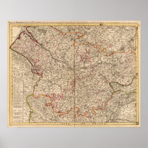 Pôster Estradas e igrejas romanas