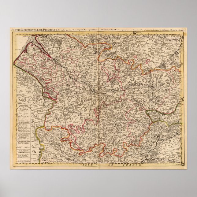 Pôster Estradas romanas e igrejas (Frente)