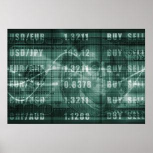 Poster Estrangeiros que trocam em linha e com o gráfico