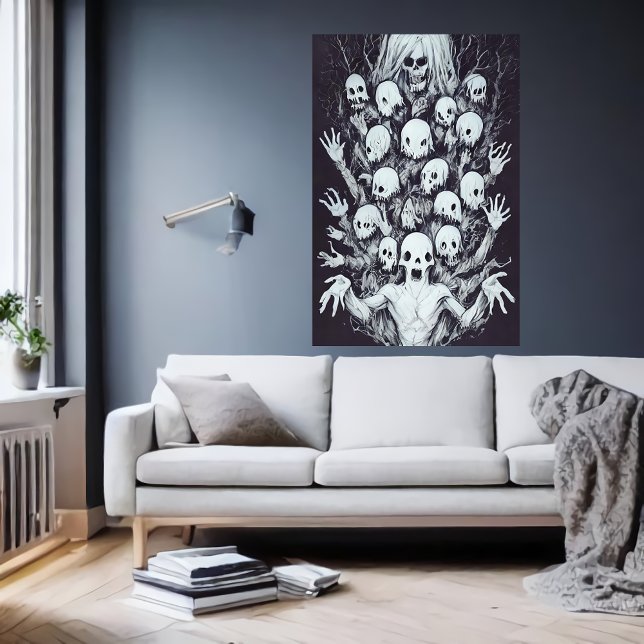 Poster Estranho retrato familiar | Arte AI (Criador carregado)