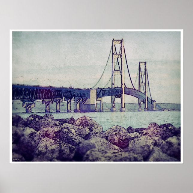 Pôster Estreitos de Mackinac (Frente)