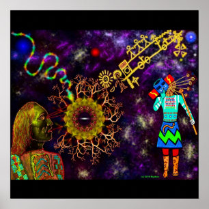 Pôster Estrela azul do Hopi