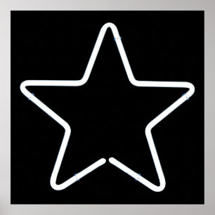 Poster Estrela Branca, Estrela Brilhada