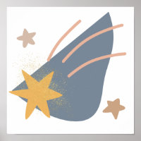 Estrela cadente boho caprichosa,