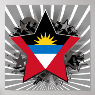 Pôster Estrela de Antígua e de Barbuda