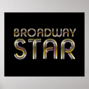 Pôster Estrela de Broadway do T
