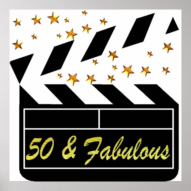 POSTER ESTRELA DE FILME DE 50 ANOS (Frente)