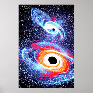 Poster Estrela de Fogo Vermelha Azul Laranja Azul Céu Céu