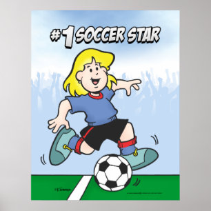 Pôster Estrela de futebol